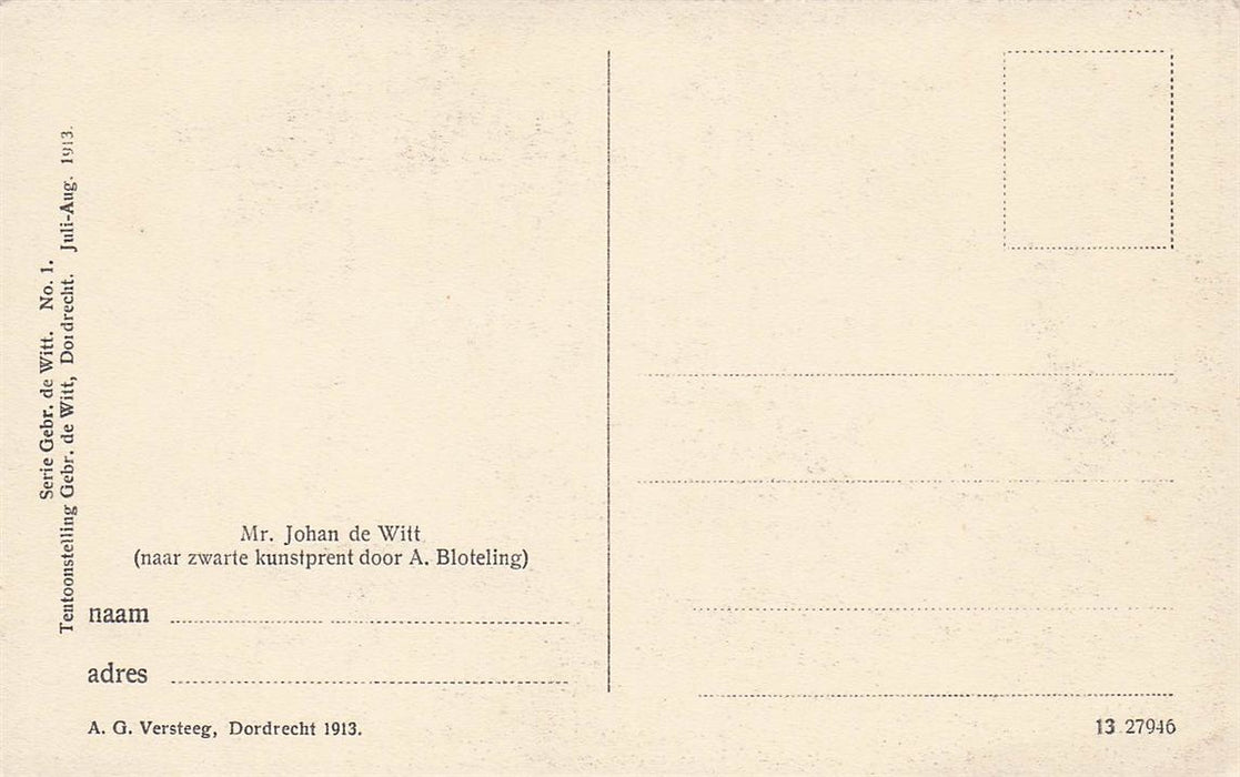 Tentoonstelling Gebr De Witt Dordrecht