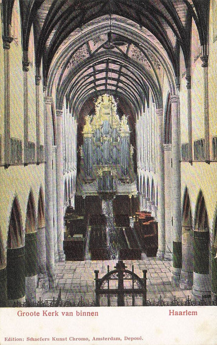 Groote Kerk Van Binnen Haarlem