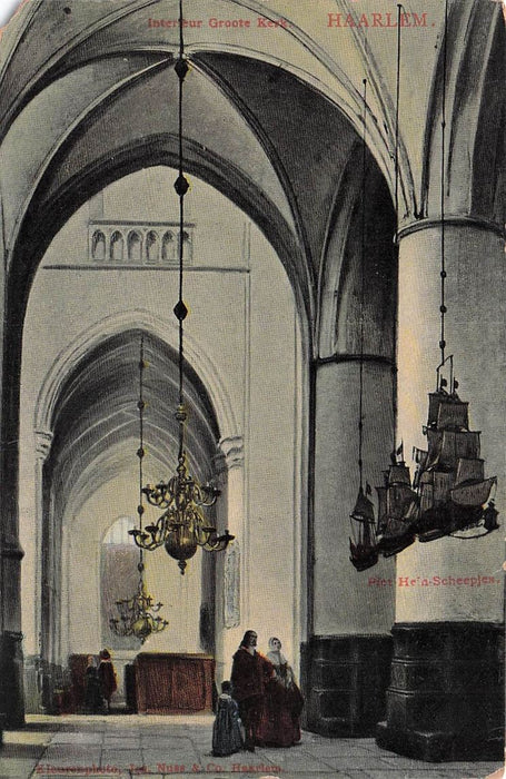Interieur Groote Kerk Haarlem