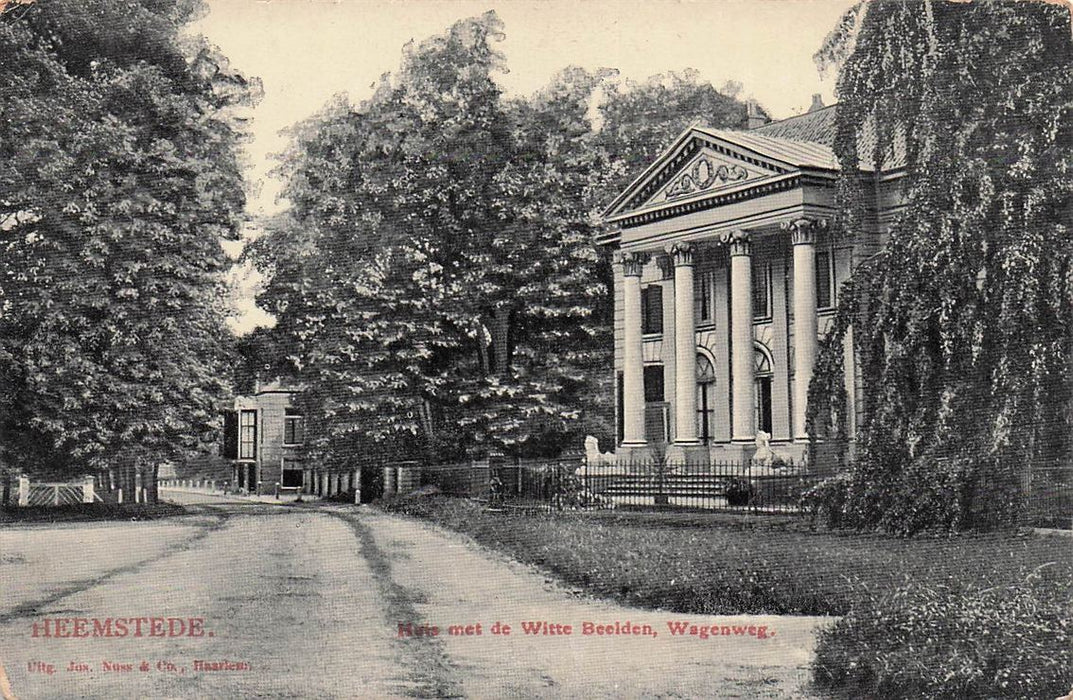 Heemstede Huis Met De Witte Beelden Wagenweg