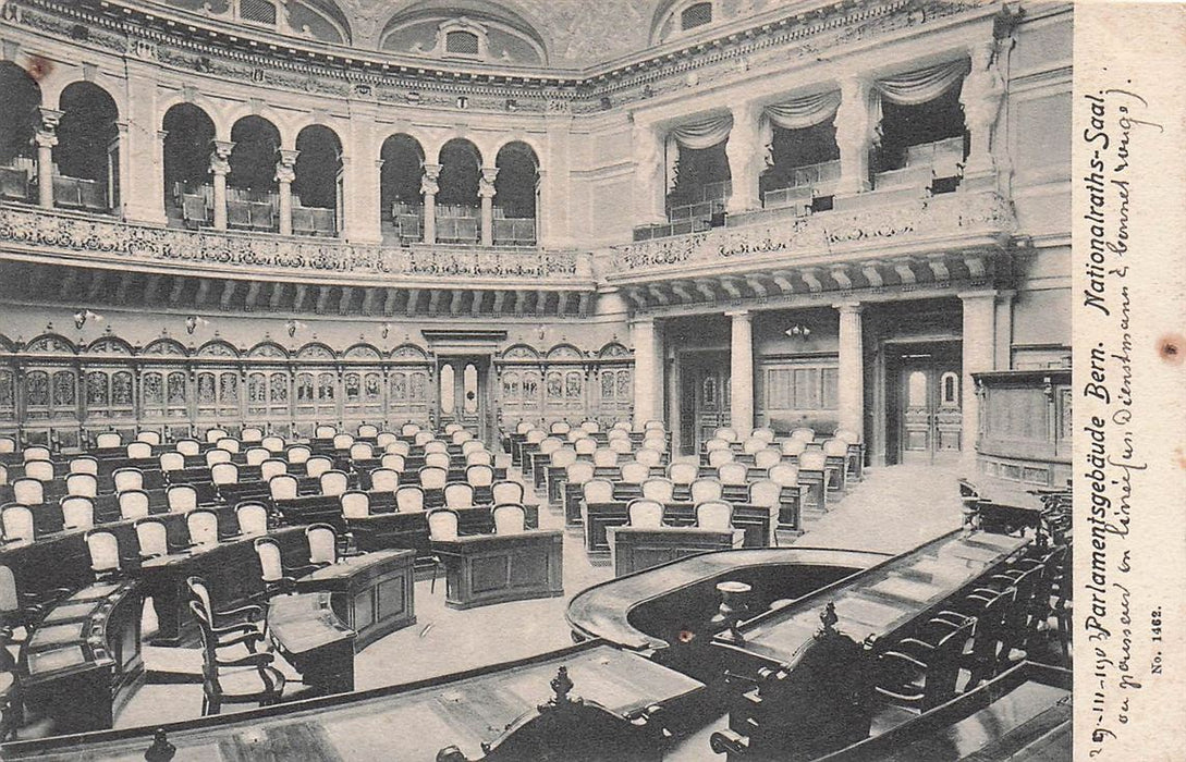 Parlamentsgebaude Bern Nationalraths-Saal