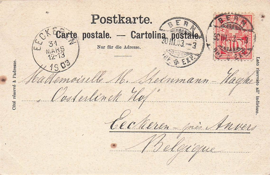 Parlamentsgebaude Bern Nationalraths-Saal