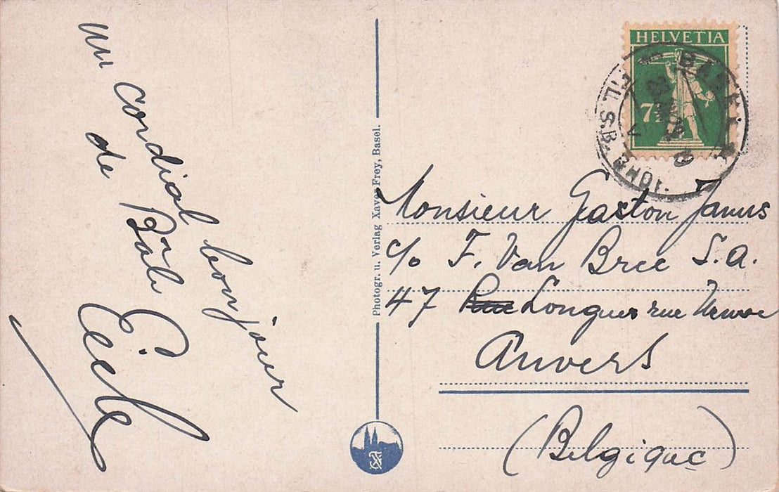 Basel: Blick Gegen Elisabethenkirche Und Munster