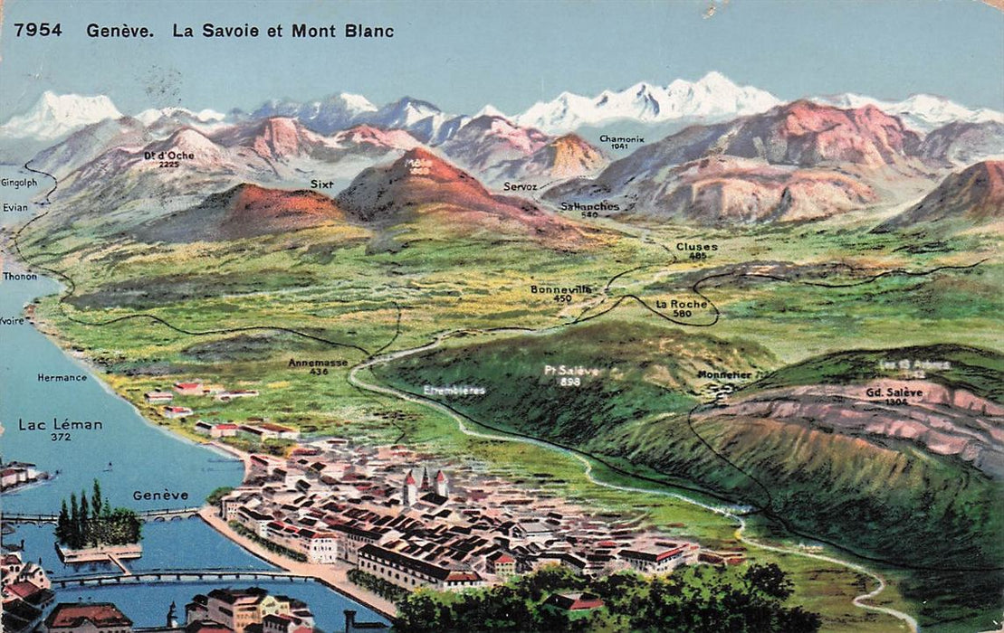 Geneve La Savoie Et Mont Blanc