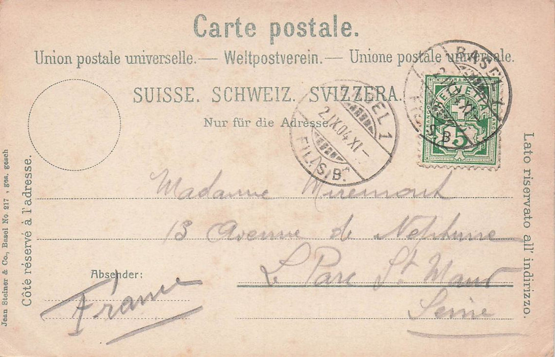 Basel Provisorische Rheinbrucke