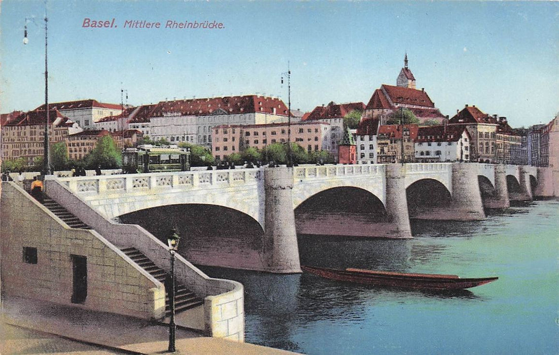 Basel Mittlere Rheinbrucke