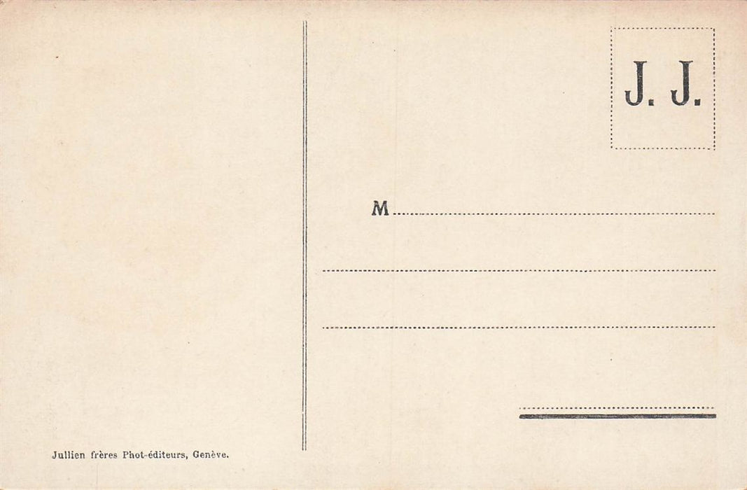 Geneve et le Mont-Blanc