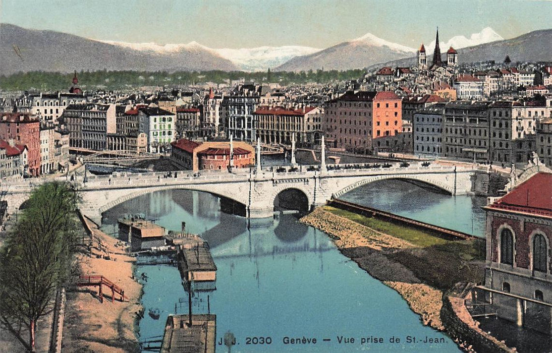 Geneve Vue Prise De St.-Jean