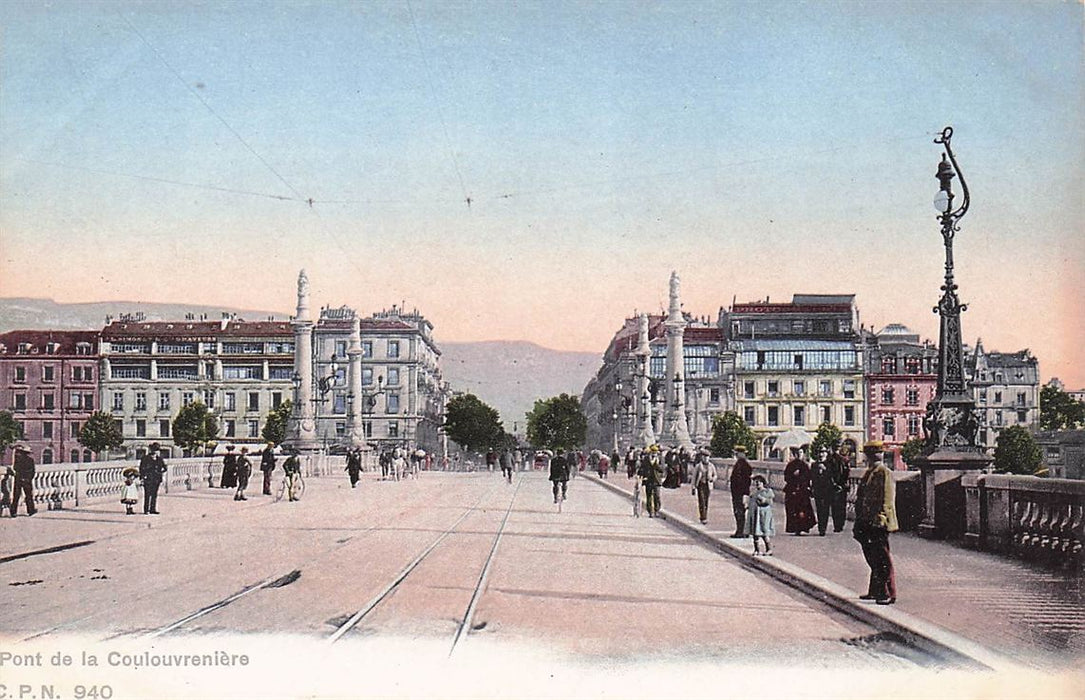 Geneve Pont De La Coulouvreniere