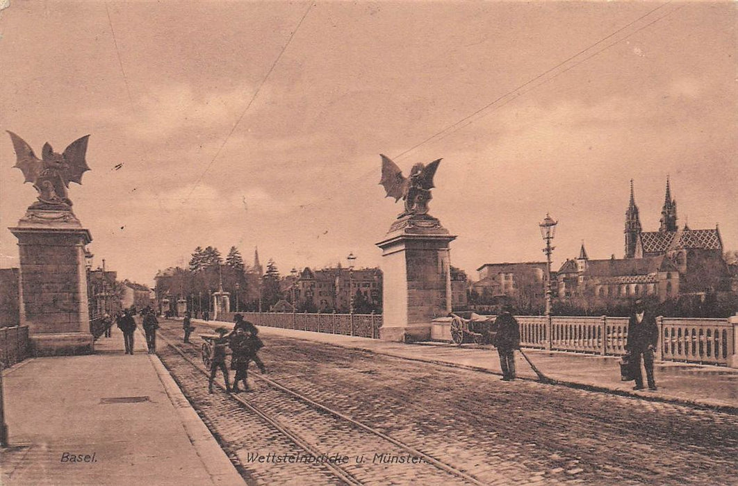 Basel Wettsteinbrucke U Munster