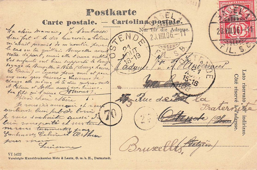 Basel Wettsteinbrucke U Munster