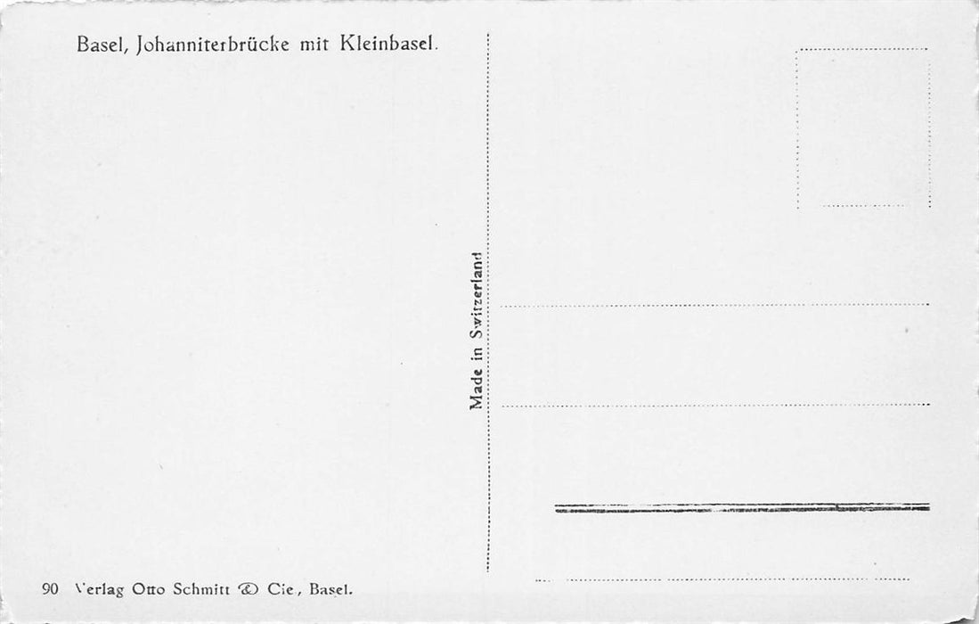 Basel Johanniterbrucke Mit Kleinbasel.