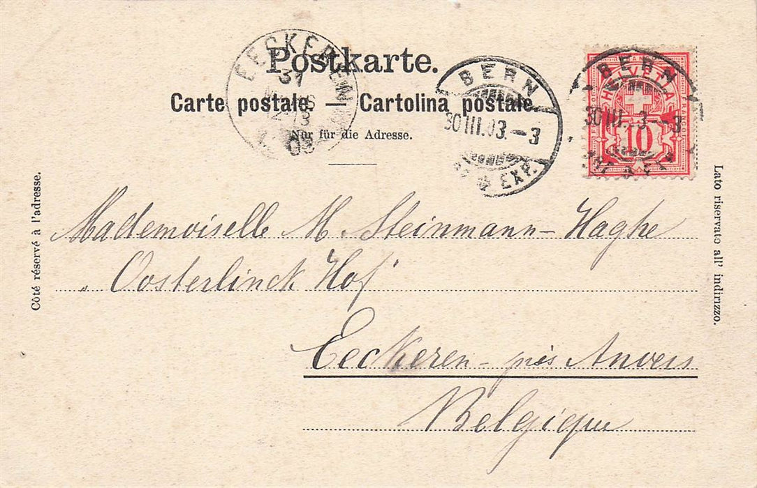 Parlamentsgebaude Bern Standeraths-Saal