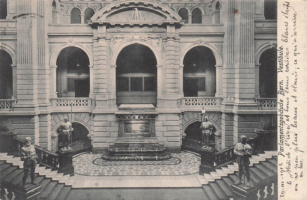 Parlamentsgebaude Bern Vestibule.