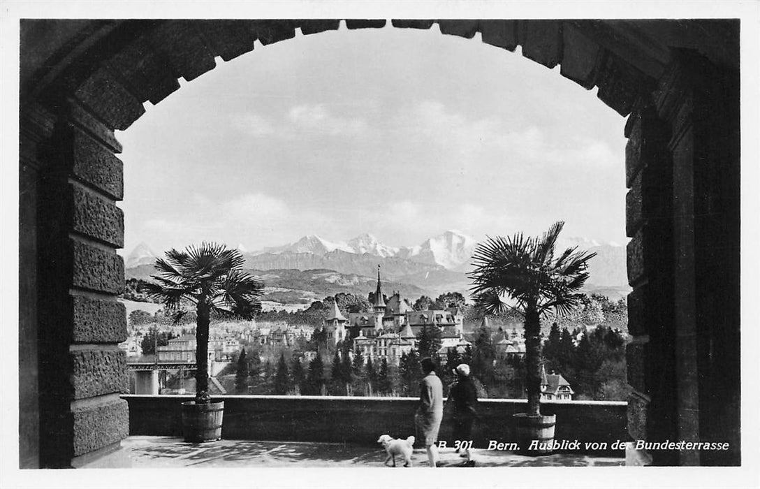 Bern Ausblick Von Der Bundesterrasse