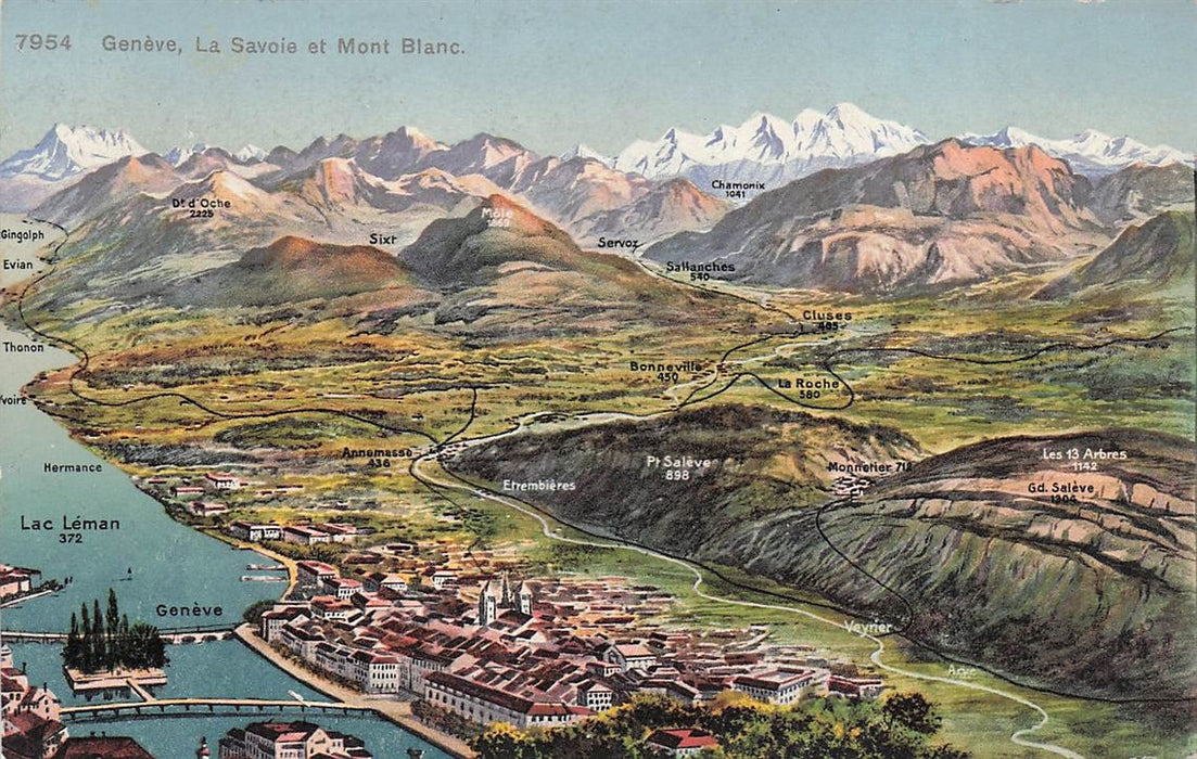 Geneve La Savoie Et Mont Blanc