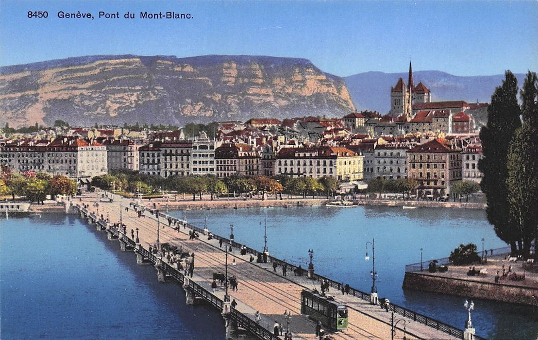 Geneve Pont Du Mont-Blanc
