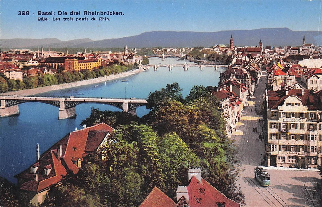 Basel: Die Drei Rheinbrucken