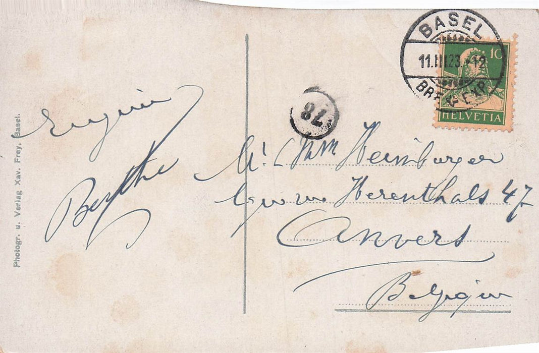 Basel Die Drei Rheinbrucken.