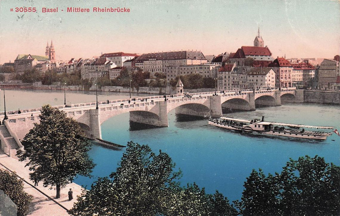 Basel Mittlere Rheinbrucke