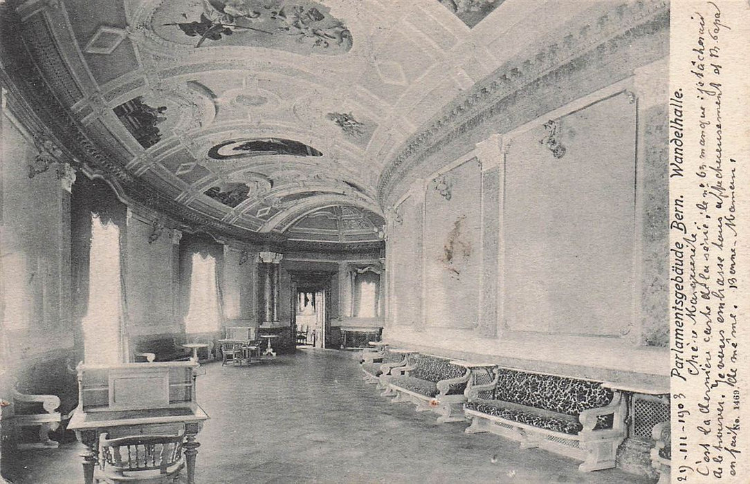 Parlamentsgebaude Bern Wandelhalle