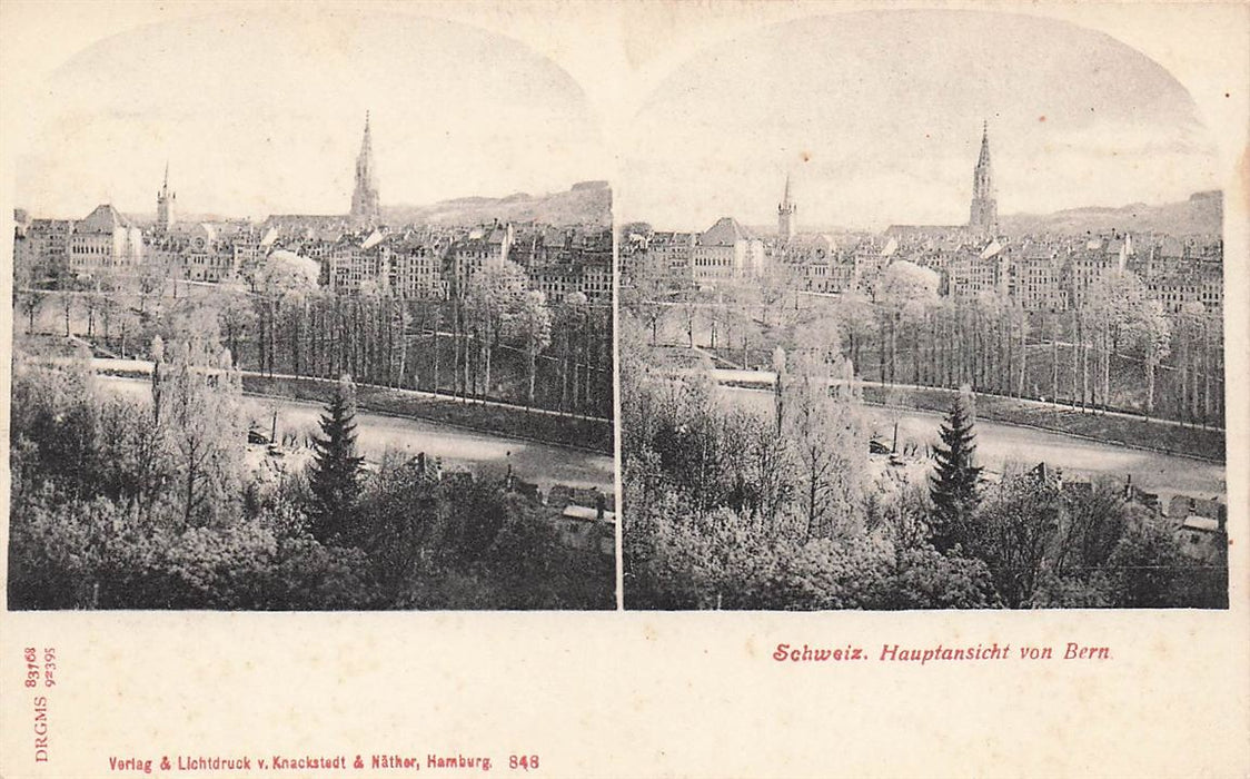 Hauptansicht Von Bern Sitz Des Bundesraths