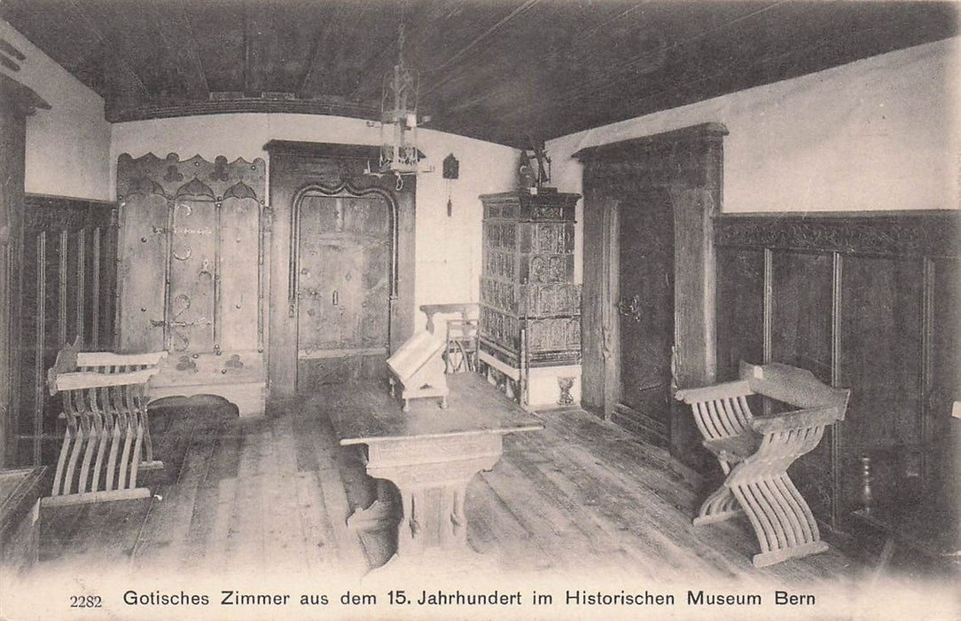 Gotisches Zimmer Aus Dem 15 Jahrhundert Im Historischen Museum Bern