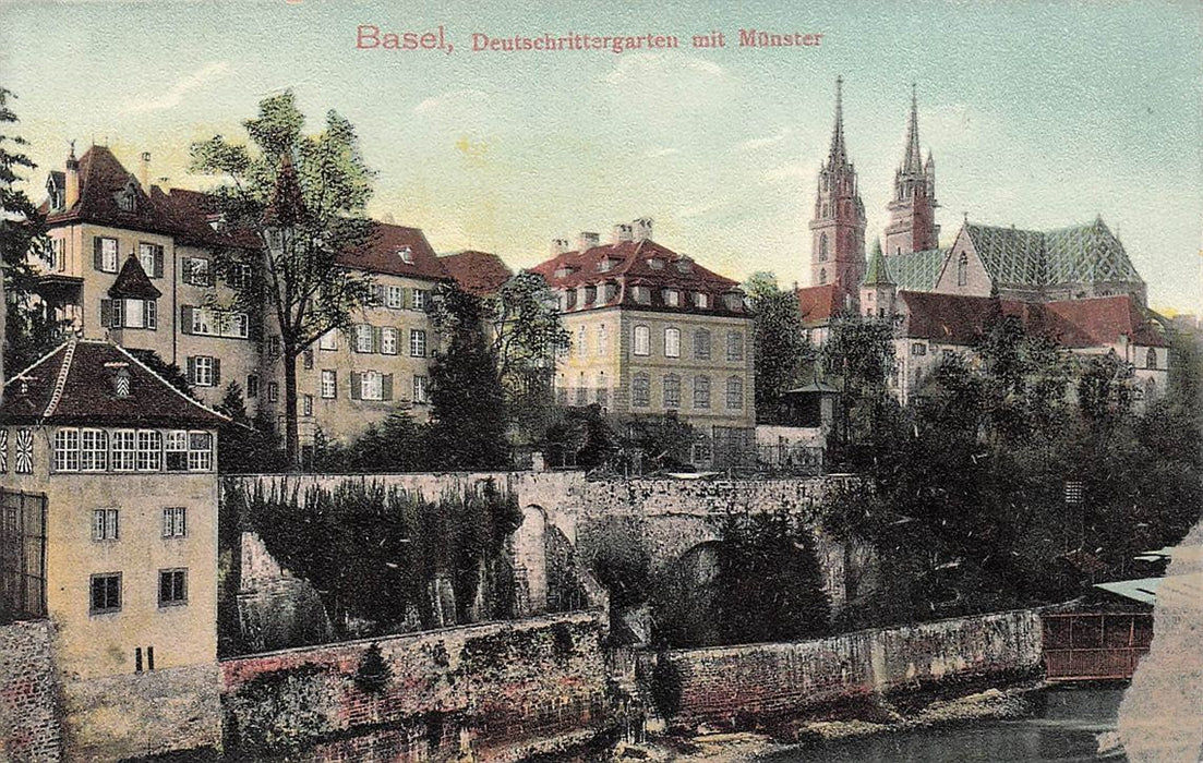 Basel Deutschrittergarten Mit Munster