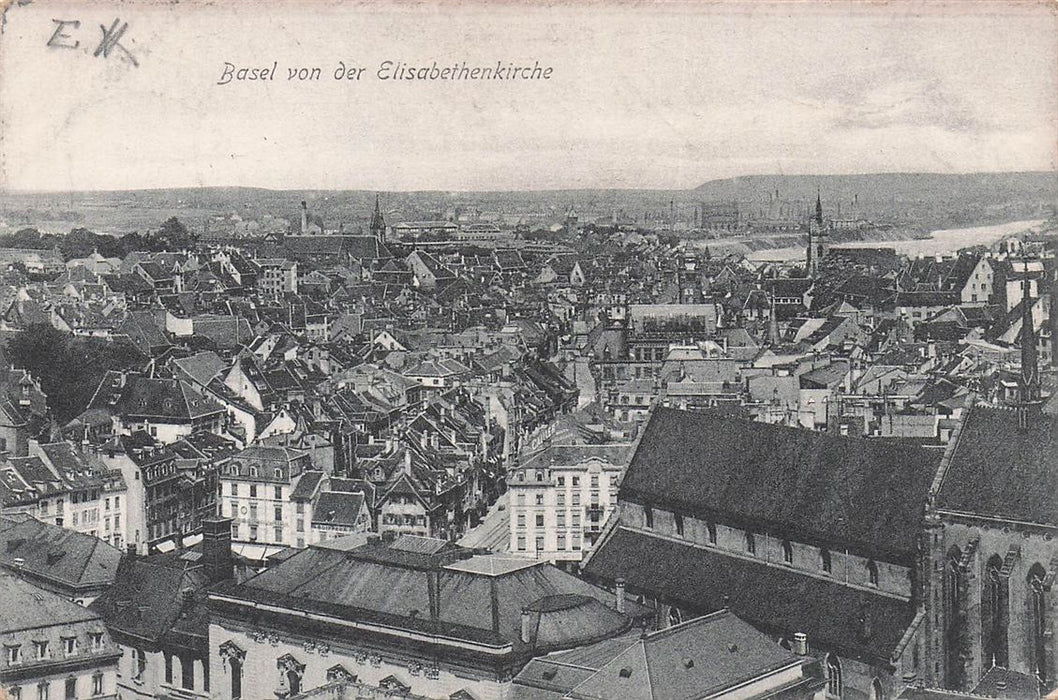 Basel Von Der Elisabethenkirche