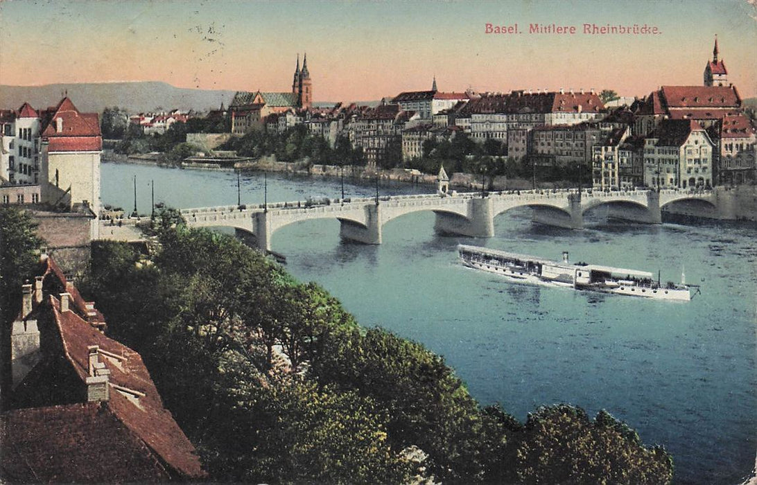 Basel Mittlere Rheinbrucke