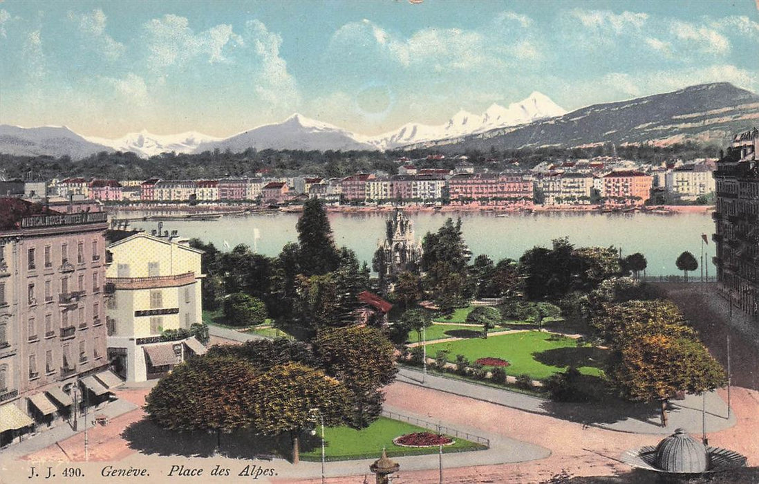Geneve Place Des Alpes.
