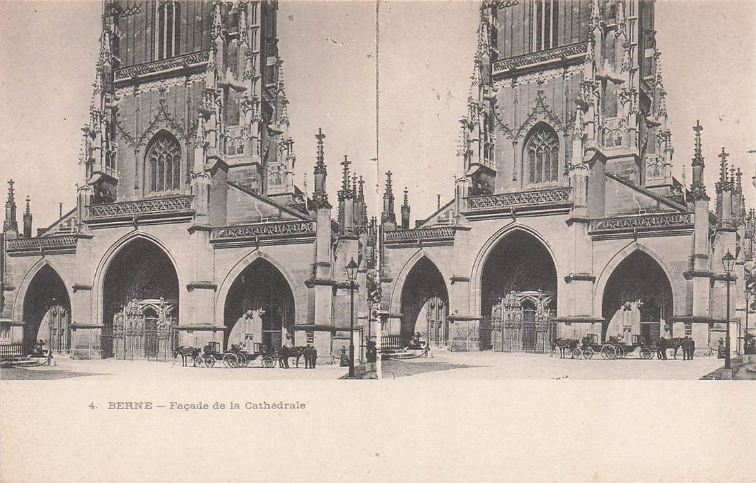 Berne Facade De La Cathedrale