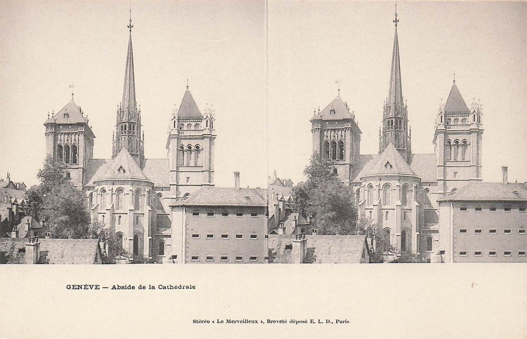 Geneve Abside De La Cathedrale