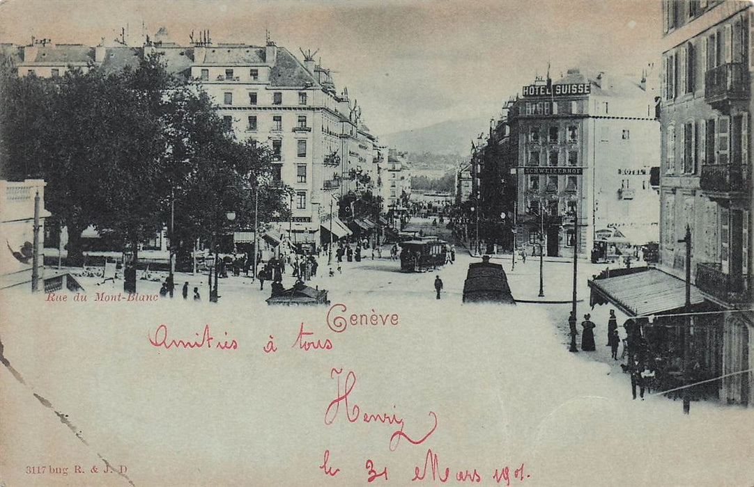 Rue Du Mont-Blanc Geneve