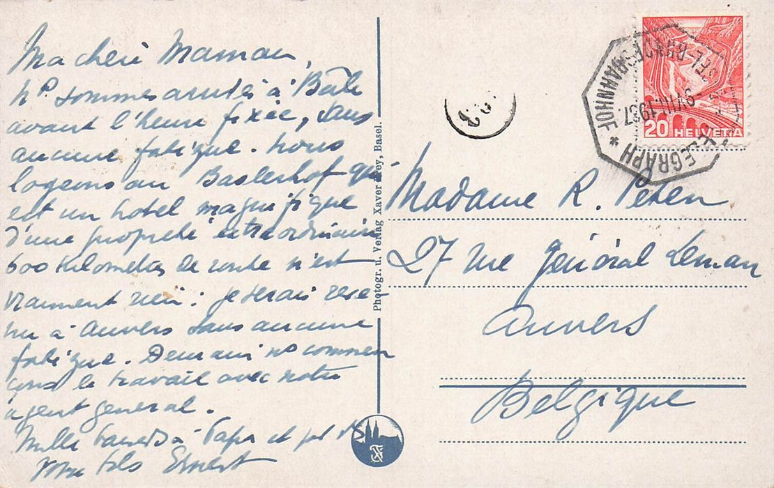 Basel: Wettsteinbrucke Und Munster