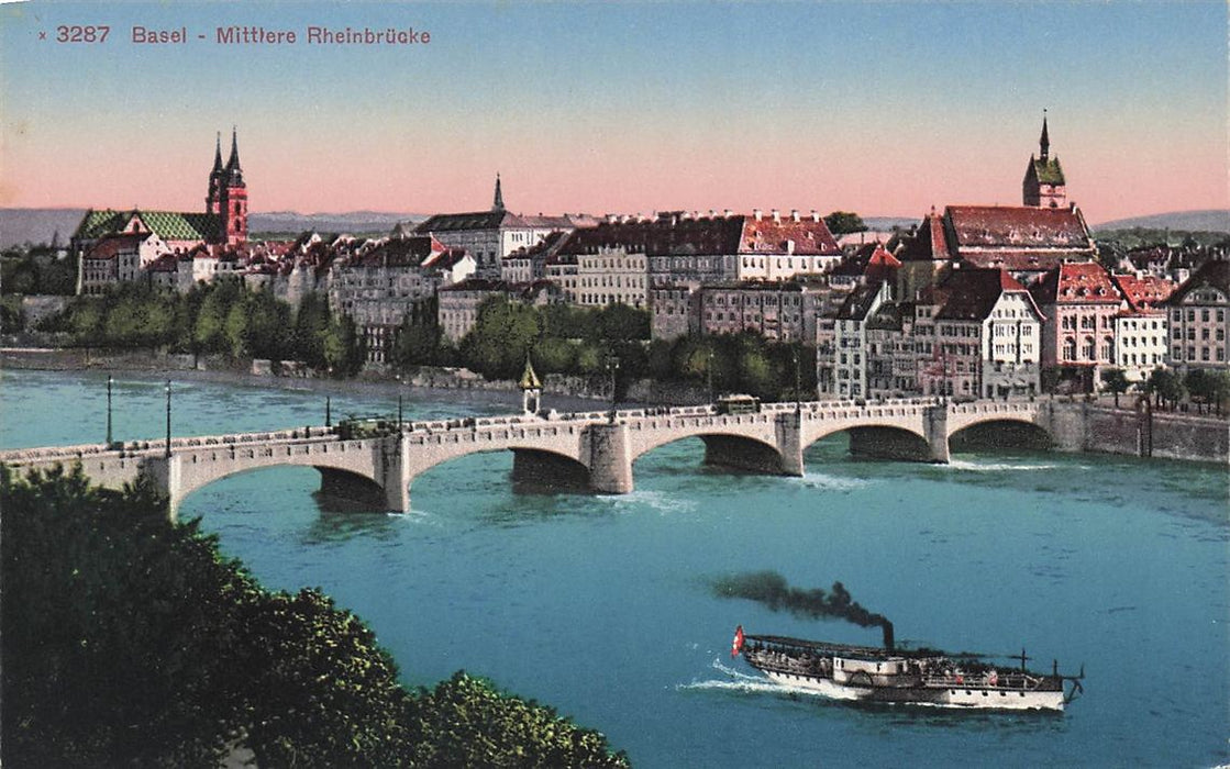 Basel Mittlere Rheinbrucke