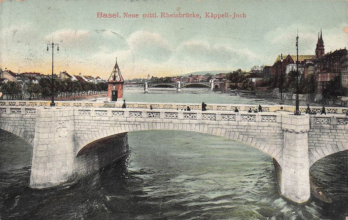 Basel Neue Mittl Rheinbrucke Kappeli-Joch