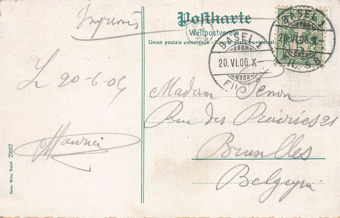 Basel Neue Mittl Rheinbrucke Kappeli-Joch