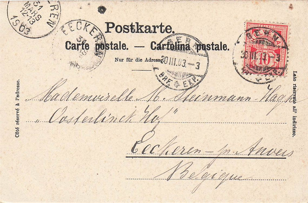 Parlamentsgebaude Bern Vorsaal Des Standeraths-Saales