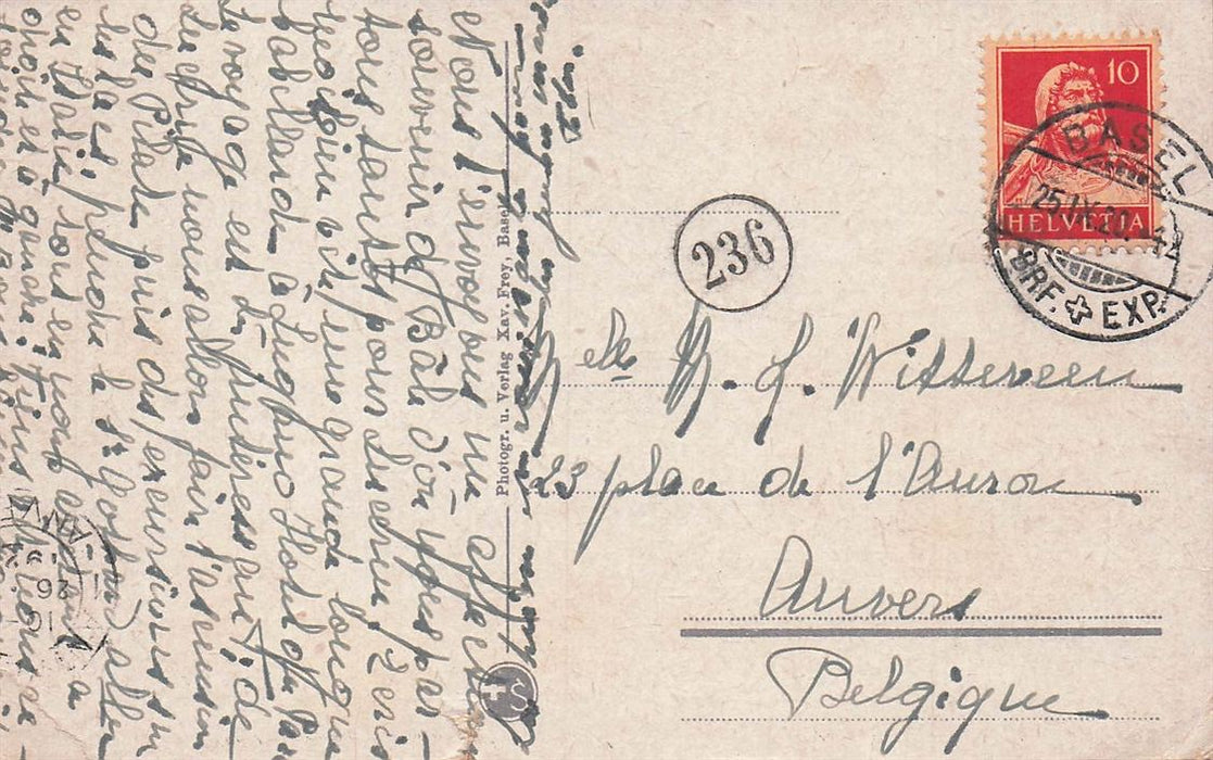 Basel Steinenring Mit Pauluskirche