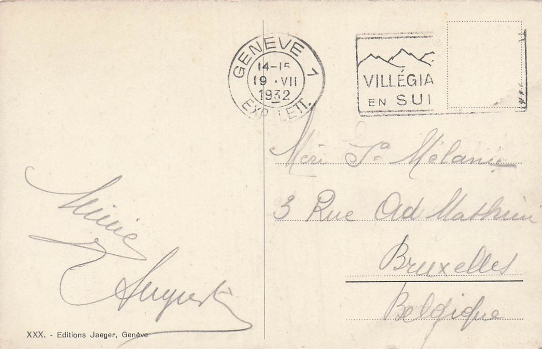 Geneve Statue De J Rousseau.