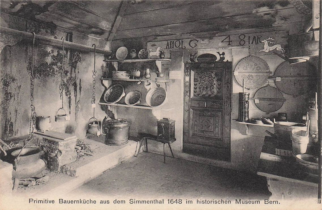 Bauernkuche Aus Dem Simmenthal 1648 Im Historischen Museum Bern