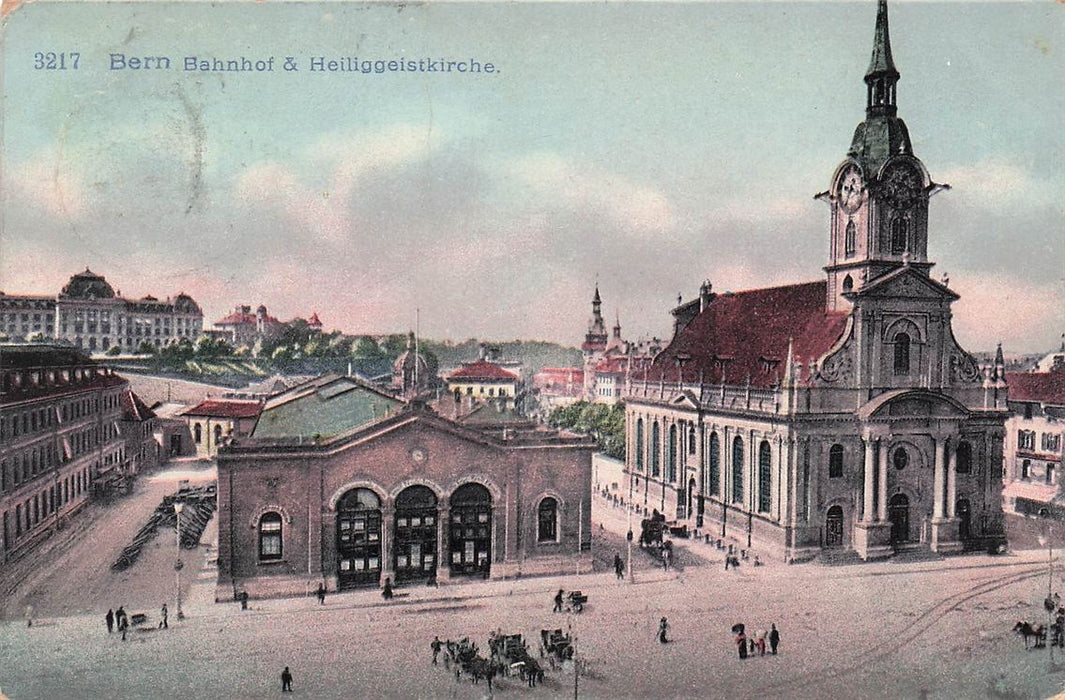Bern Bahnhof & Heiliggeistkirche