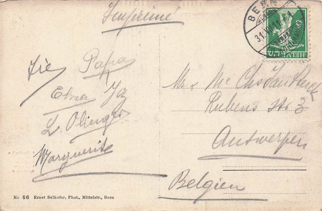 Weltpostdenkmal In Bern