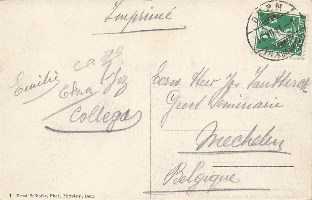 Bern Mit Der Aare Vom Aargauerstalden