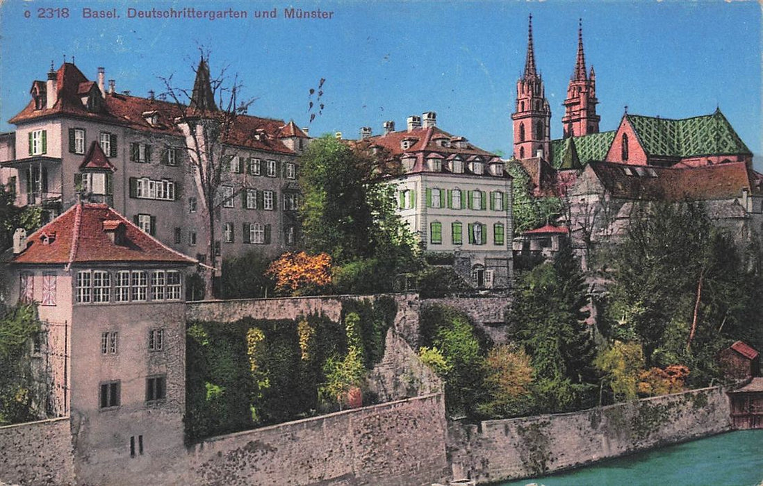 Basel Deutschrittergarten Und Munster