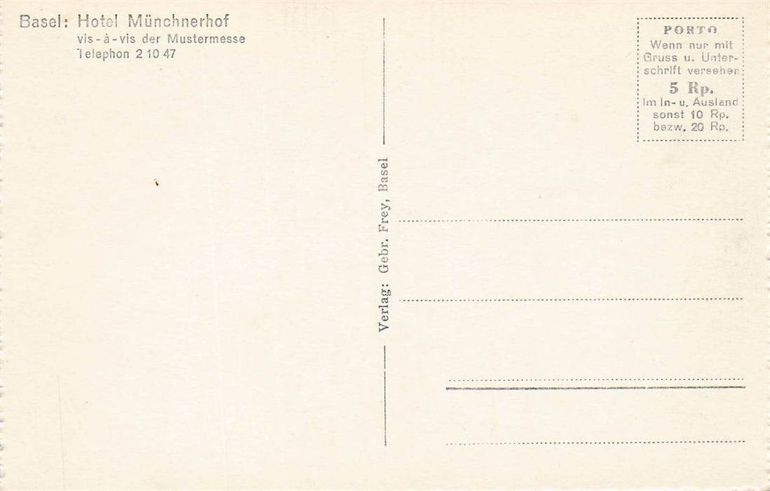 Basel: Hotel Munchnerhof