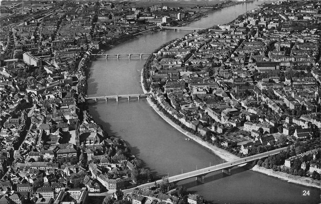 Basel: Die Vier Rheinbrucken
