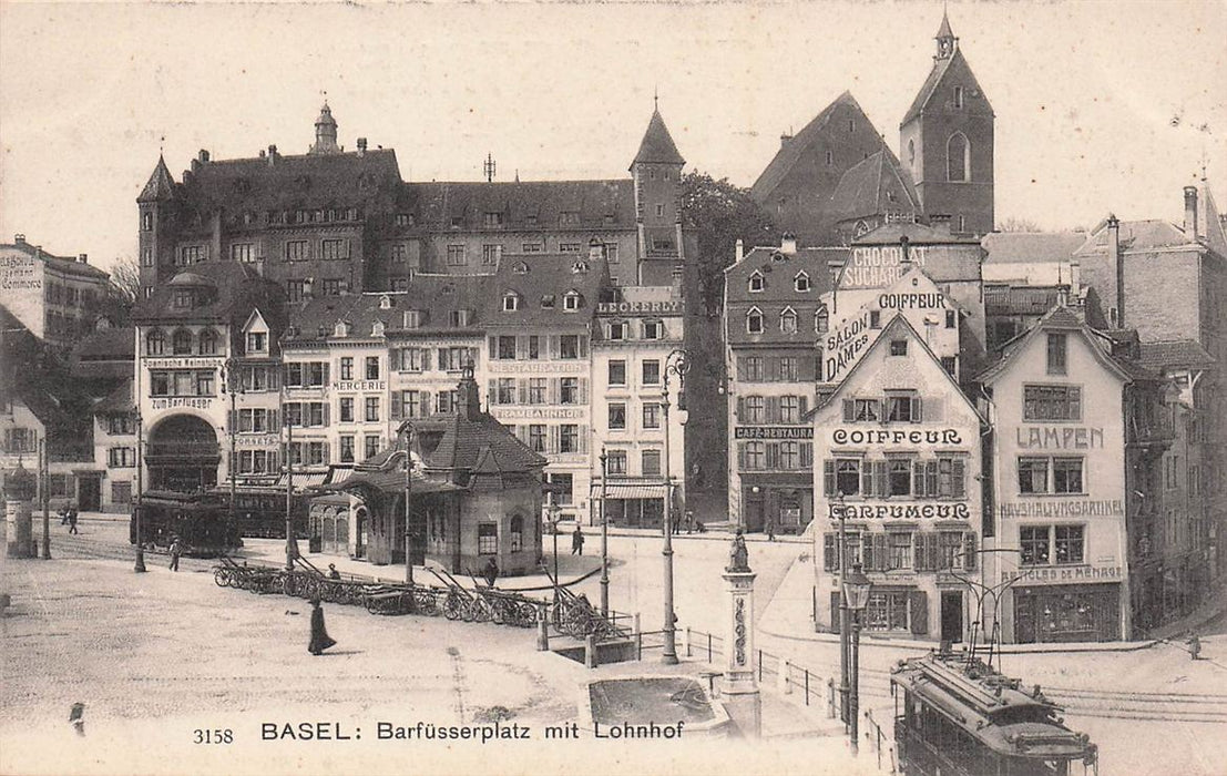 Basel: Barfusserplatz Mit Lohnhof