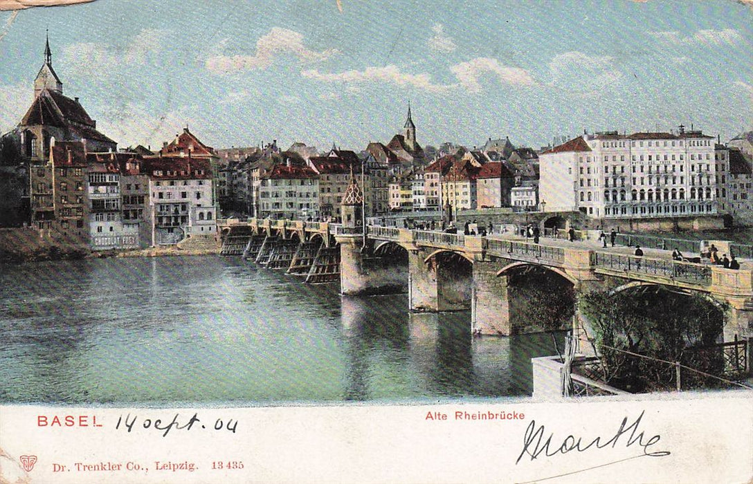 Basel Alte Rheinbrucke